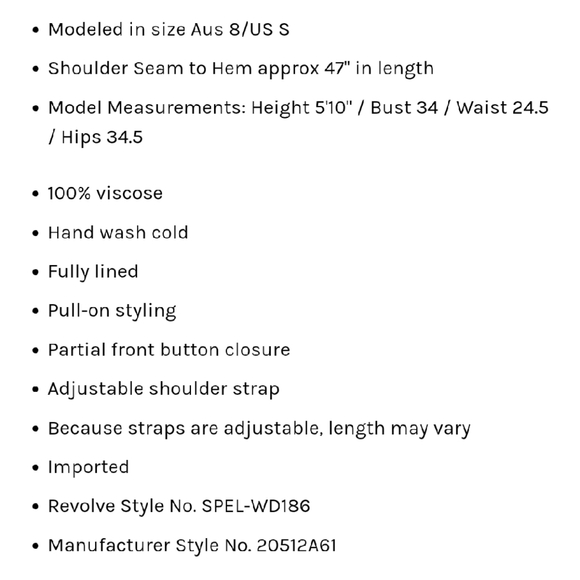 New Spell x Revolve Portobello Road Strappy Midi M - Picture 7 of 12